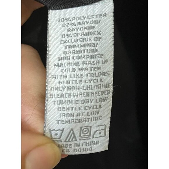 Pure Alfred Sung Black Business Work Blazer Plus Size XXL - Picture 4 of 5